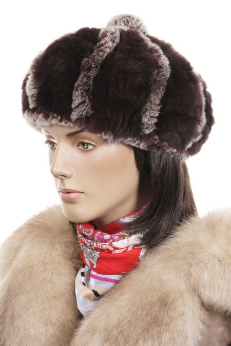 Купить Шапка женская из кролика в каталоге