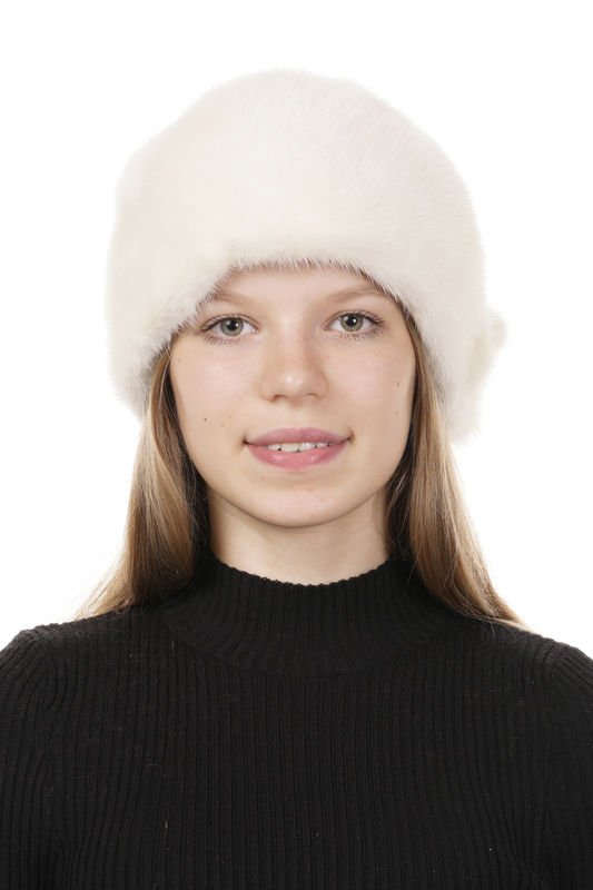 Миниатюра фотографии Шапка женская из норки