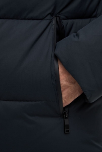 Миниатюра фотографии Мужской пуховик с капюшоном 