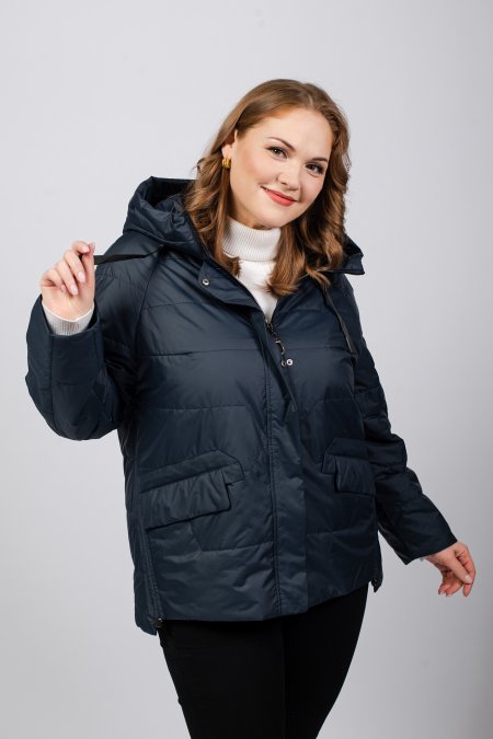 Купить Куртка женская из текстиля с капюшоном в каталоге