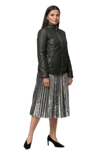 Миниатюра фотографии Куртка женская из текстиля с воротником