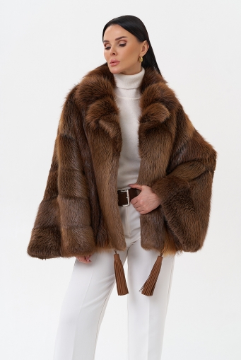 Миниатюра фотографии Болеро из меха бобра