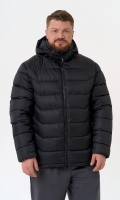 Миниатюра фотографии Мужской пуховик черного цвета