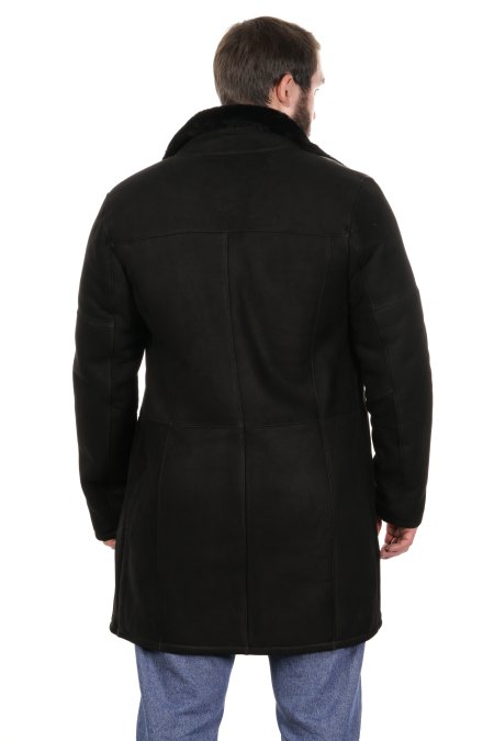 Купить Дубленка мужская из натуральной овчины с воротником в каталоге