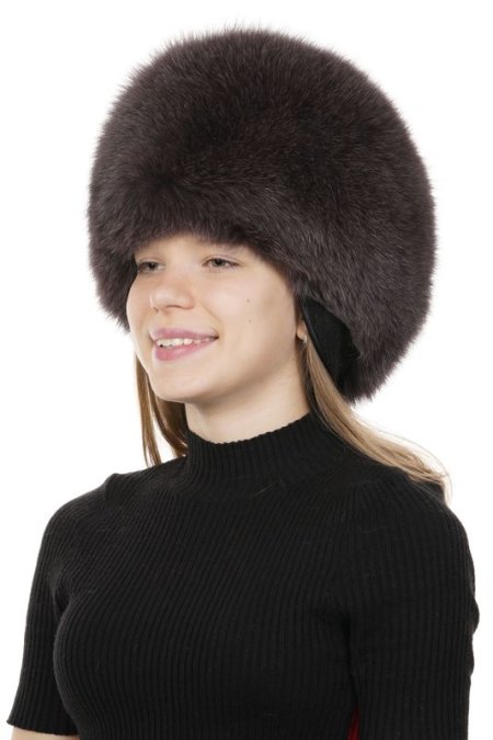 Купить Шапка женская из песца в каталоге