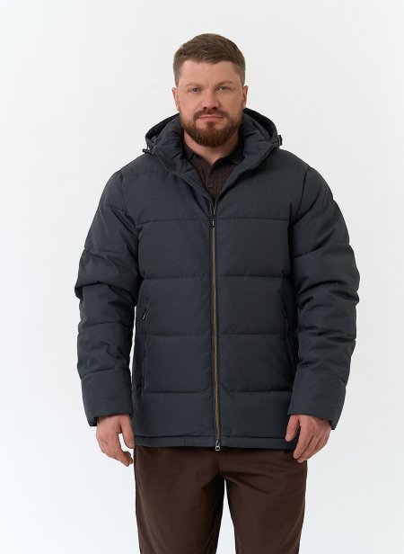 Купить Мужской пуховик с капюшоном в каталоге