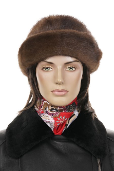 Купить Шапка женская из норки в каталоге