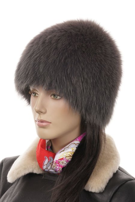 Купить Шапка женская из песца в каталоге