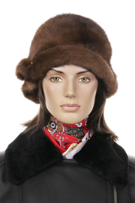 Купить Шапка женская из норки в каталоге