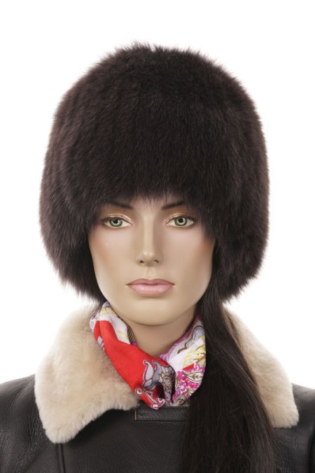 Купить Шапка женская из песца в каталоге