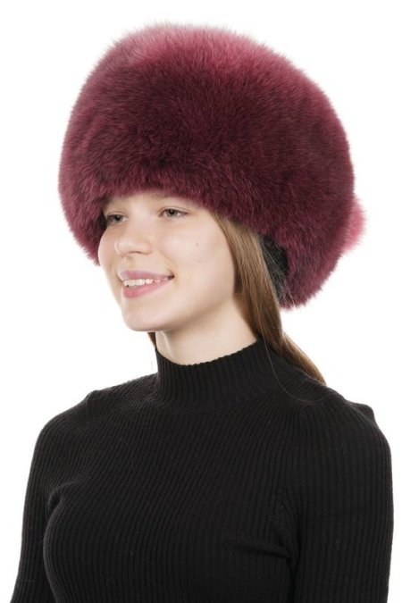 Купить Шапка женская из песца в каталоге