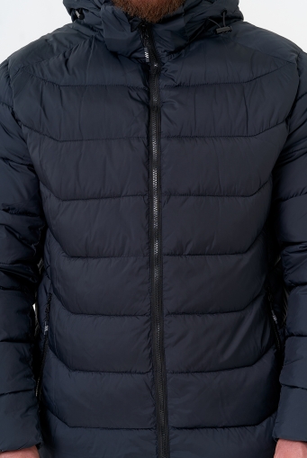 Миниатюра фотографии Мужской пуховик с капюшоном 