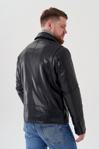 Миниатюра фотографии Мужская куртка - косуха из эко кожи 