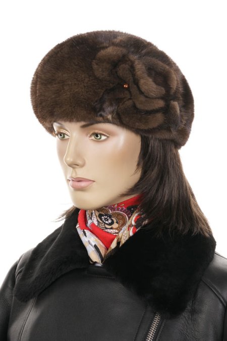 Купить Шапка женская из норки в каталоге