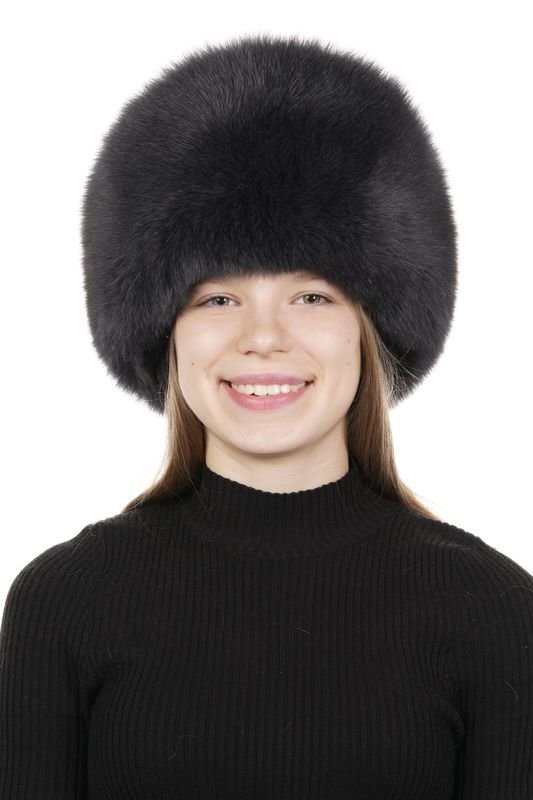Миниатюра фотографии Шапка женская из песца