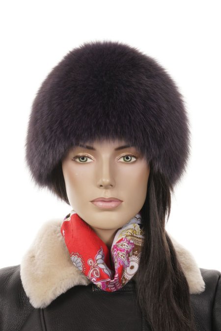 Купить Шапка женская из песца в каталоге