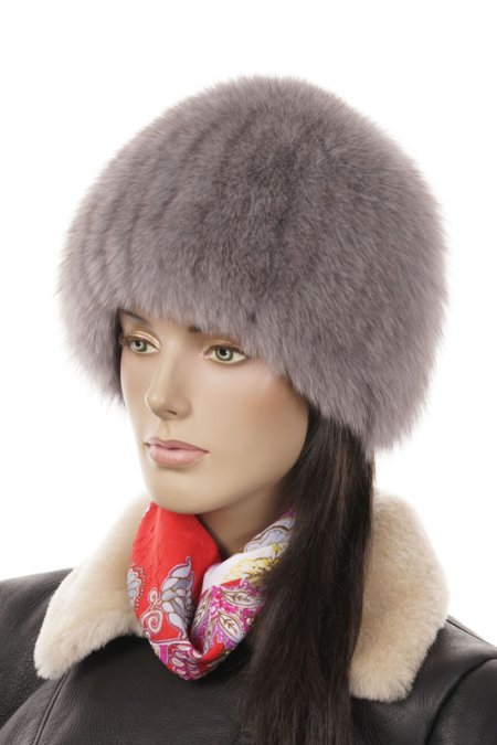 Купить Шапка женская из песца в каталоге