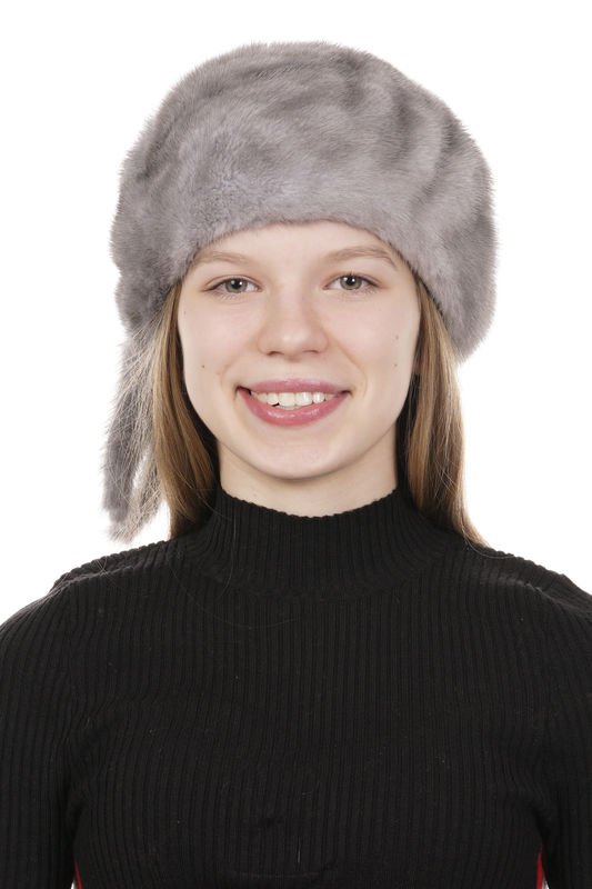 Миниатюра фотографии Шапка женская из норки