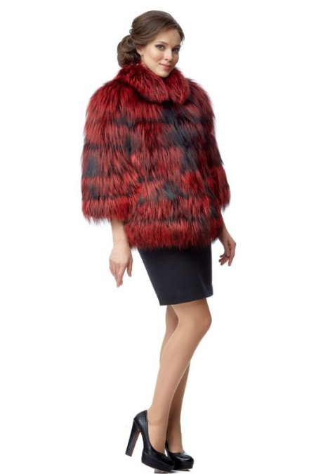 Купить Шуба из лисы с воротником в каталоге