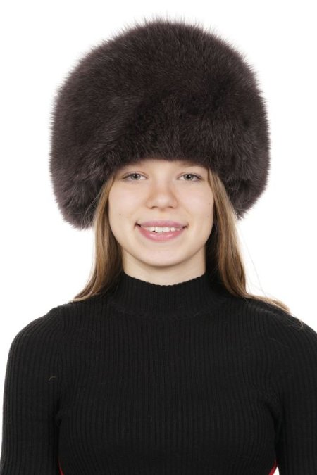 Купить Шапка женская из песца в каталоге