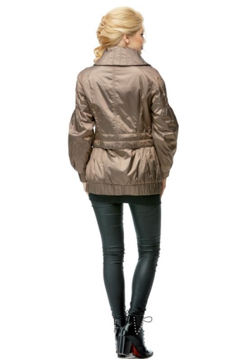 Миниатюра фотографии Куртка женская из текстиля с воротником