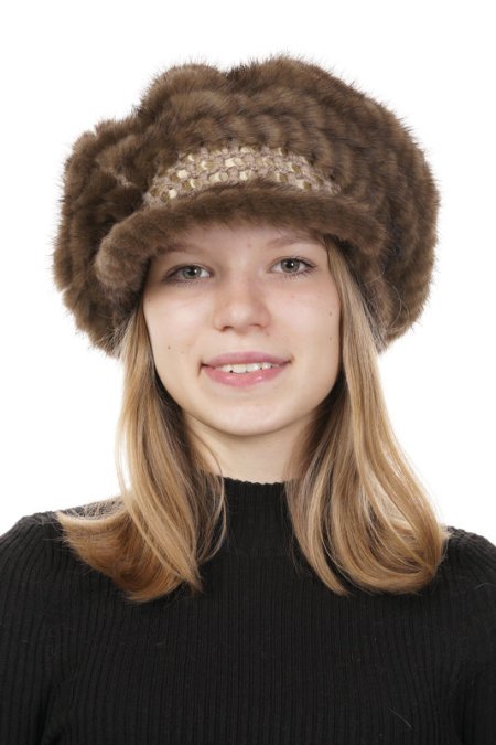 Купить Шапка женская из норки в каталоге