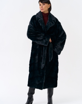 Купить Зеленая шуба из норки в каталоге без категории