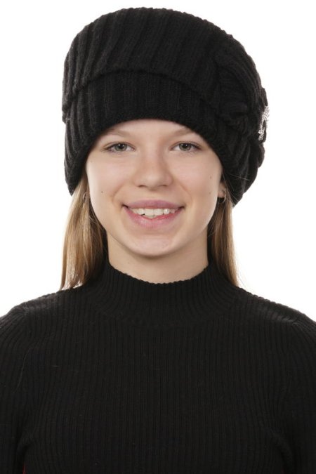 Купить Шапка женская из трикотажа в каталоге
