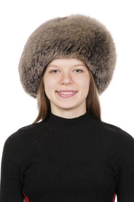 Купить Шапка женская из песца в каталоге