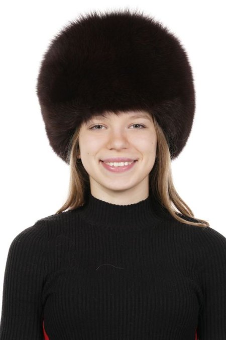 Купить Шапка женская из песца в каталоге