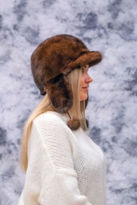Купить Шапка женская из норки в каталоге