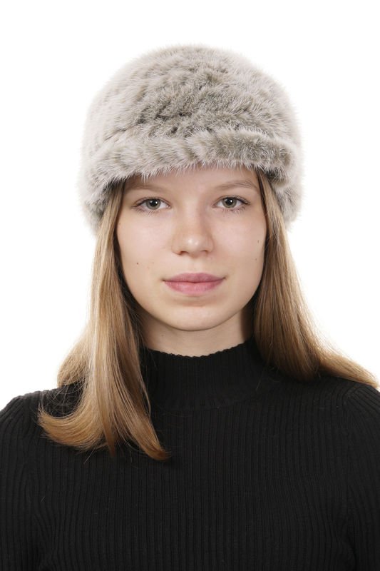 Миниатюра фотографии Шапка женская из норки