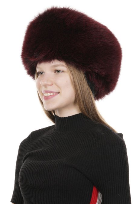 Купить Шапка женская из песца в каталоге