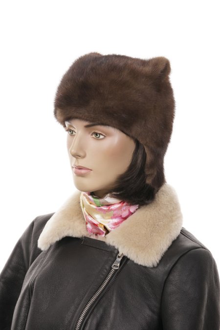 Купить Шапка женская из норки в каталоге