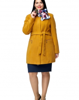Купить Женское пальто из текстиля с воротником в каталоге