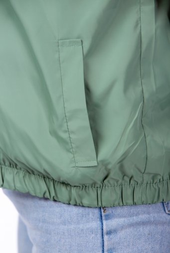 Миниатюра фотографии Ветровка женская из текстиля с капюшоном