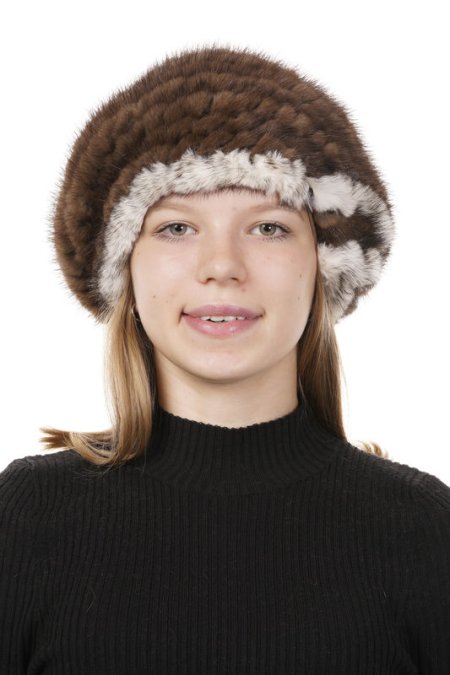 Купить Шапка женская из норки в каталоге