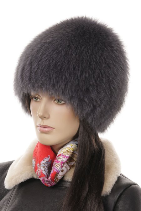 Купить Шапка женская из песца в каталоге