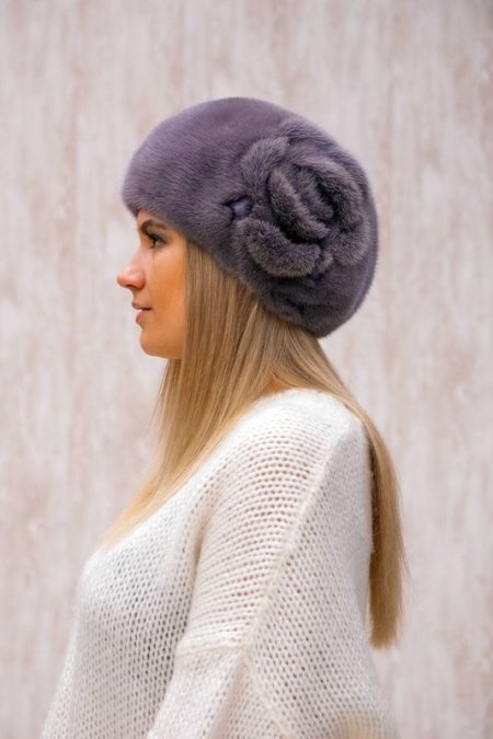 Купить Шапка женская из норки в каталоге