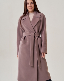 Купить Женское пальто с поясом в каталоге