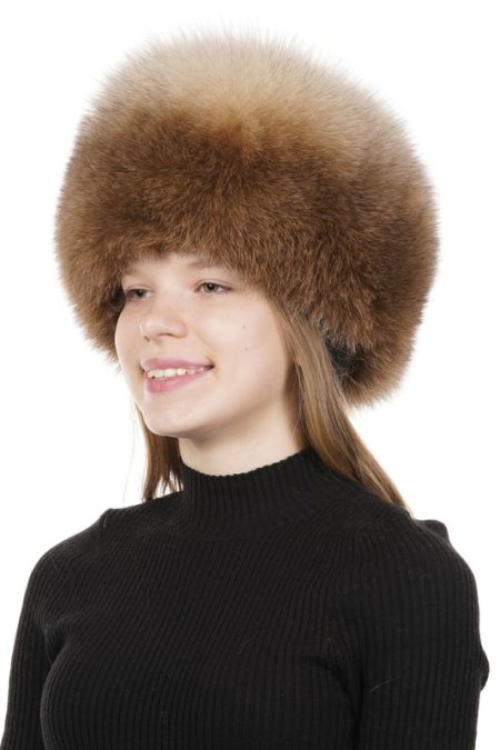 Купить Шапка женская из песца в каталоге