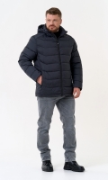 Миниатюра фотографии Мужской пуховик с капюшоном 