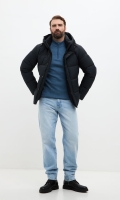 Миниатюра фотографии Мужской пуховик с капюшоном 