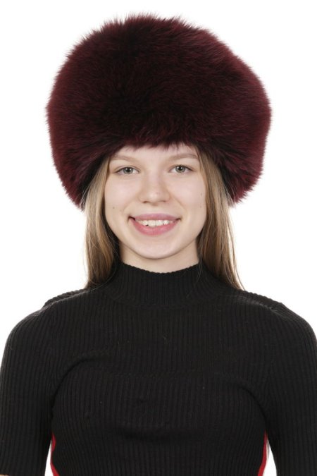 Купить Шапка женская из песца в каталоге