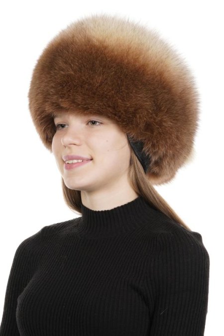 Купить Шапка женская из песца в каталоге