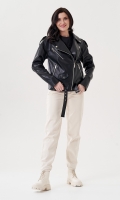Миниатюра фотографии Женская куртка - косуха из эко кожи