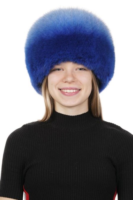 Купить Шапка женская из песца в каталоге