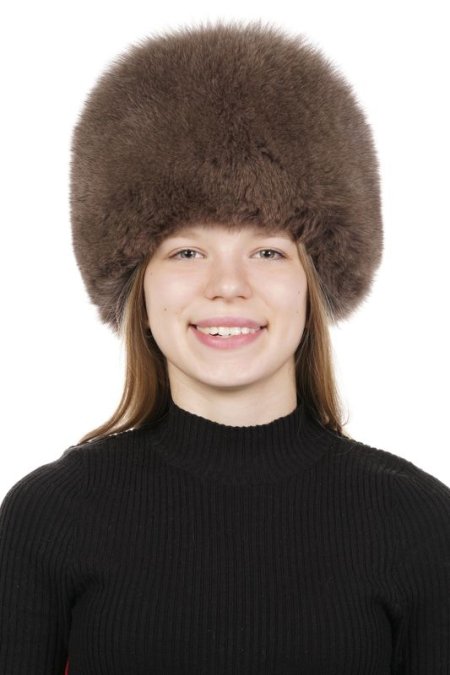 Купить Шапка женская из песца в каталоге