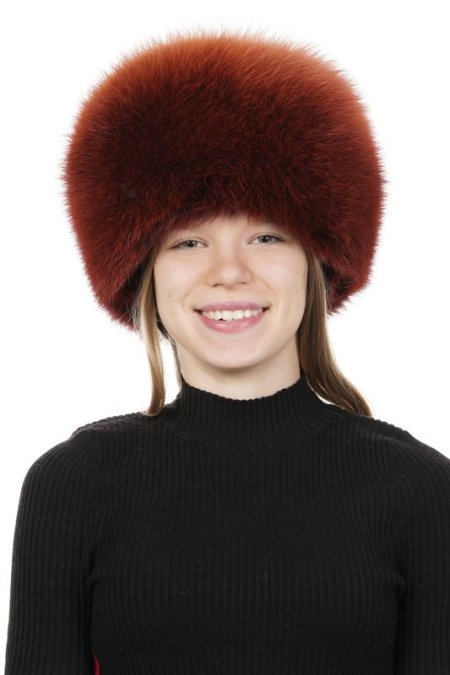 Купить Шапка женская из песца в каталоге