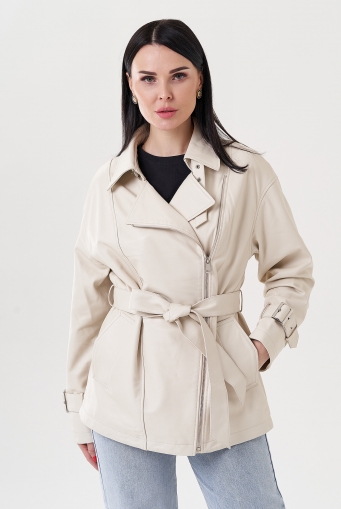 Миниатюра фотографии Женская куртка из натуральной кожи